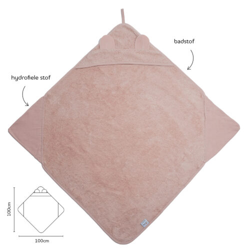 Nifty 2-in-1 Badcape Blush