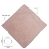 Nifty 2-in-1 Badcape Blush