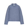 Knitted sky blue turtleneck