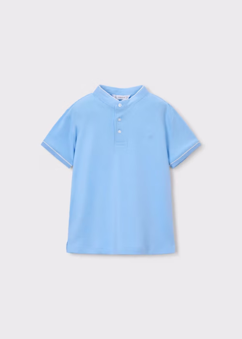 Mayoral Polo white stripe
