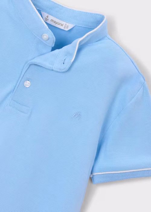 Mayoral Polo white stripe