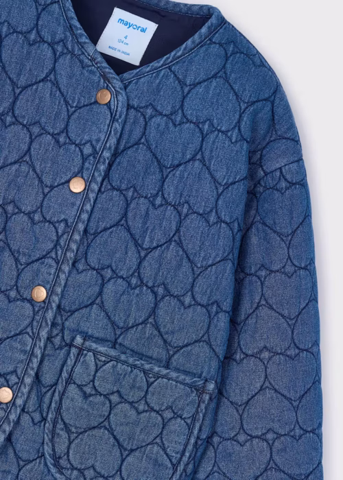 Mayoral Hearts denim jacket