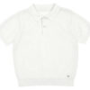 T-shirt met polo kraag