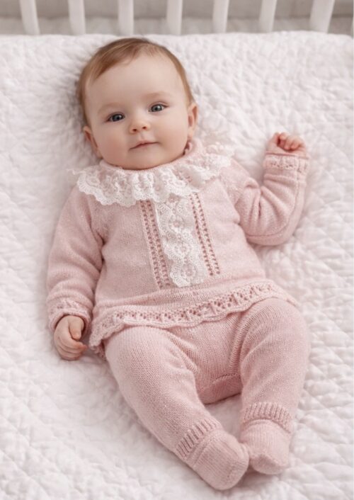 Mac Ilusion 2 piece set knit roze