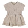 Gymp beige jurk