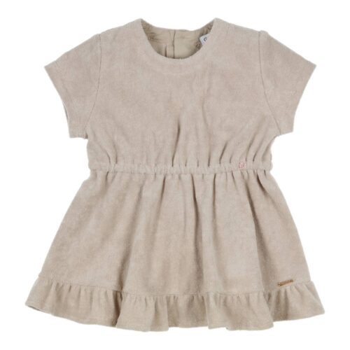 Gymp beige jurk