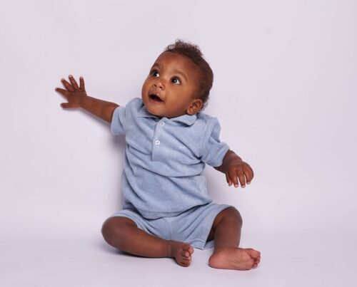 Ido short blue set