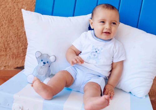 Patachou melange blue 2 piece set