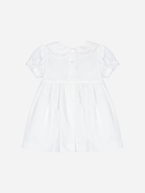 Patachou Baby girl dress and cardigan ecru sweet pink