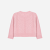 Patachou Baby girl dress and cardigan ecru sweet pink