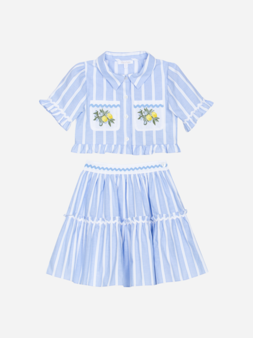Patachou Blue stripe set Patachou Blue stripe set