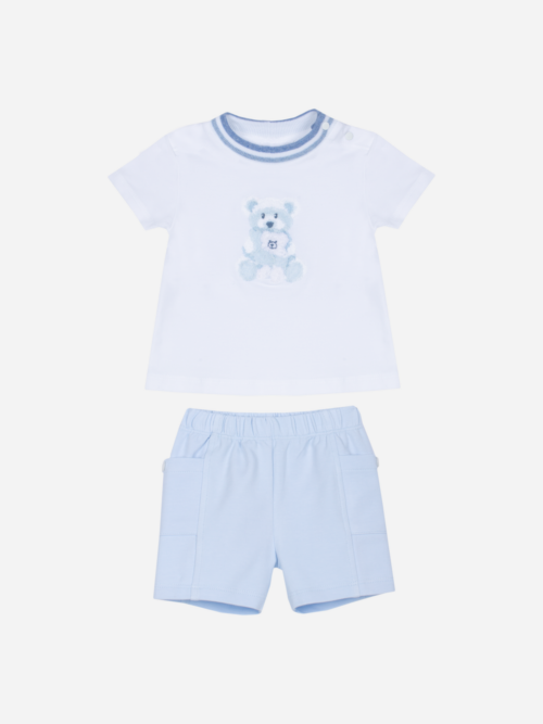 Patachou melange blue 2 piece set