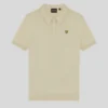 Lyle & Scott - Knitted polo shirt wheat