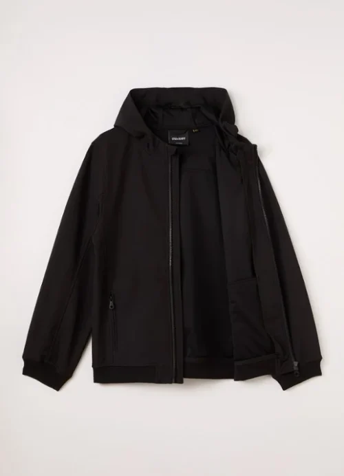 Lyle & Scott - Hooded windbreaker jacket Jet black Lyle & Scott - Hooded windbreaker jacket Jet black