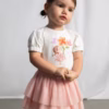 Set skirt glitter flower