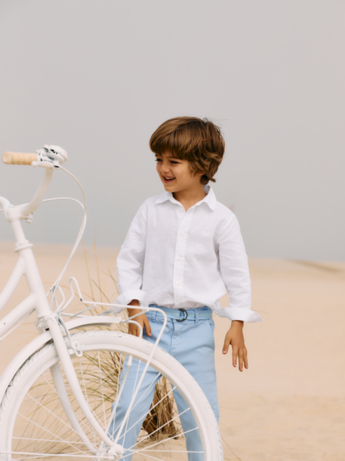 Boy blouse white