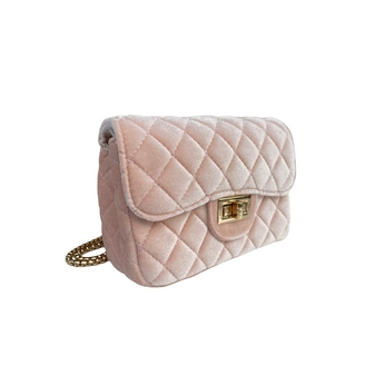 Prinsessefin Velvet beige M bag