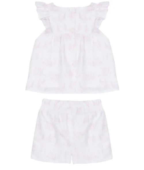 Patachou - Pink Toile de Jouy 2 piece set