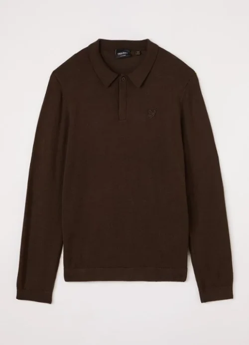 Lyle & Scott knitted polo shirt