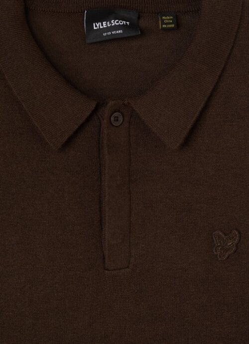 Lyle & Scott knitted polo shirt