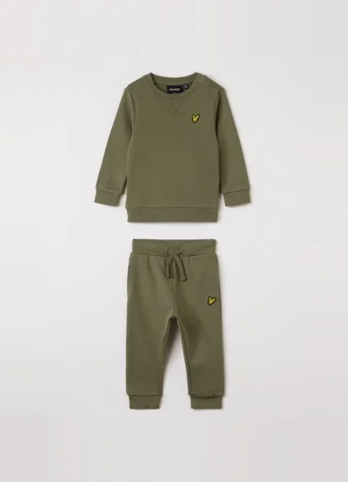 Lyle & Scott joggingset Fatique Olive