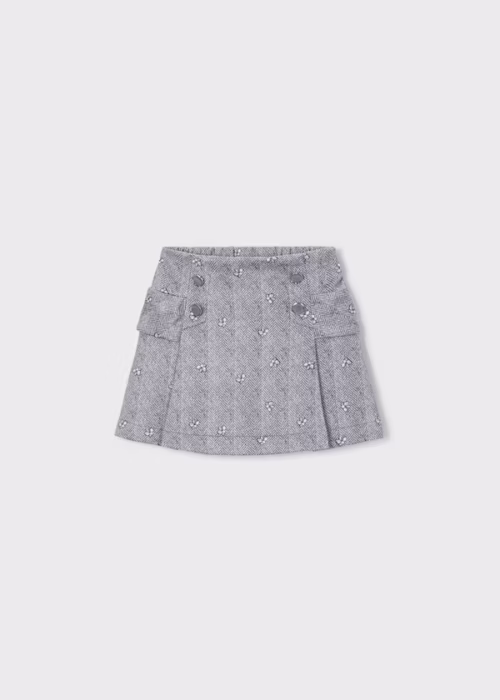 Mayoral suede rok grijs