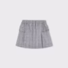 Mayoral suede rok grijs