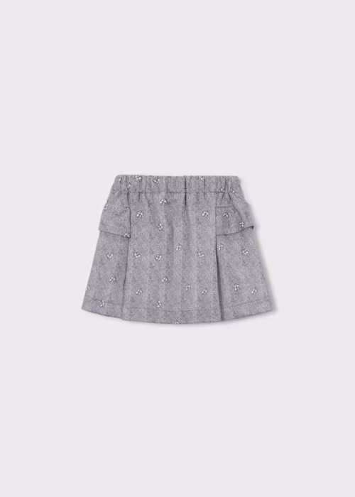 Mayoral suede rok grijs