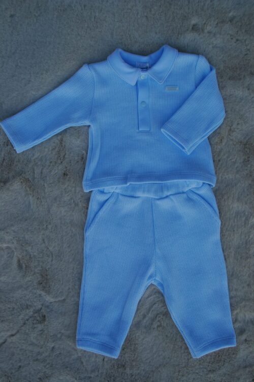 Amore - blauw gebreide set