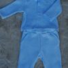 Amore - blauw gebreide set