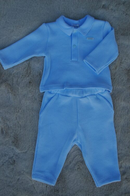 Amore - blauw gebreide set