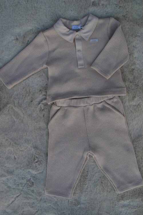 Amore - Gebreide beige set