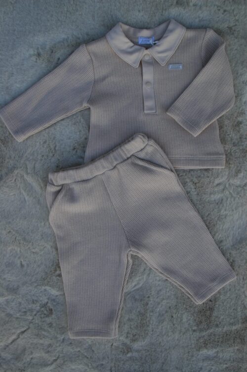 Amore - Gebreide beige set