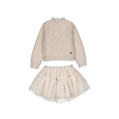 Abel & Lula - Sweater met tulle rok set