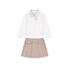 Abel & Lula - Suede rok met longesleeve set