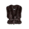 Abel & Lula - Faux-fur chocolat bodywarmer