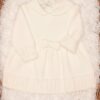 Maglifici - Primalana baby girl dress merino wol MILK