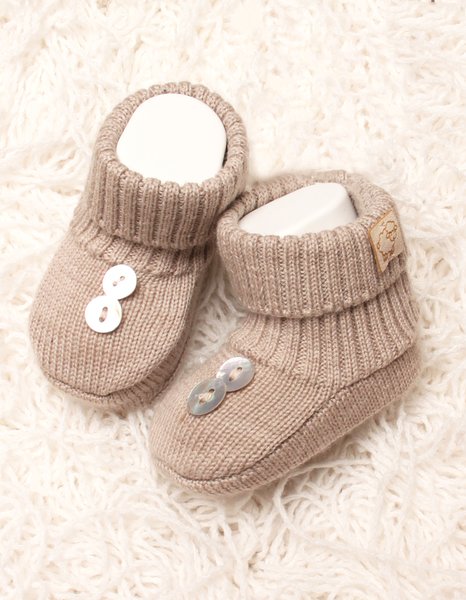 Maglifici - Baby schoenen met knoopdetail