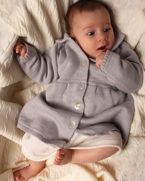 Maglifici - Baby jas merino wol beige